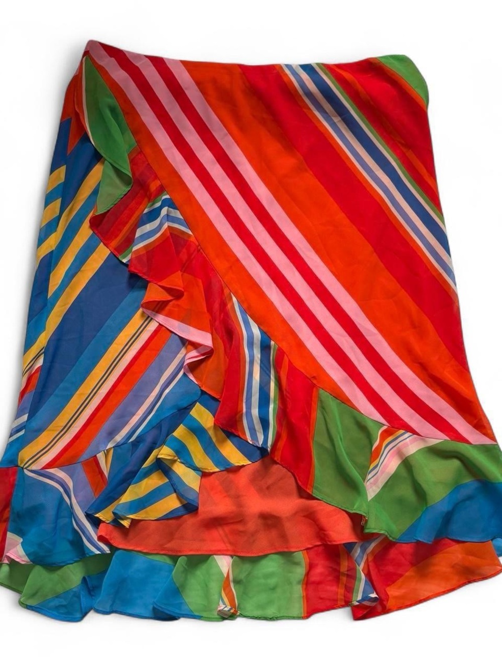 Lauren Ralph Lauren Multicolor Striped Midi Skirt